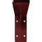 Ekena Millwork Embrey Steel Bracket, Hammered Bright Red 2"W x 10"D x 4 3/4"H BKTM02X10X04EBHRE - alternate 7